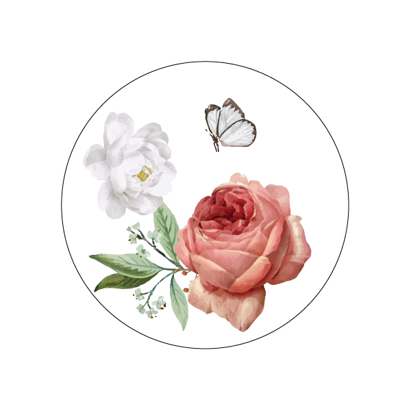 Etichetta Profumo di rose