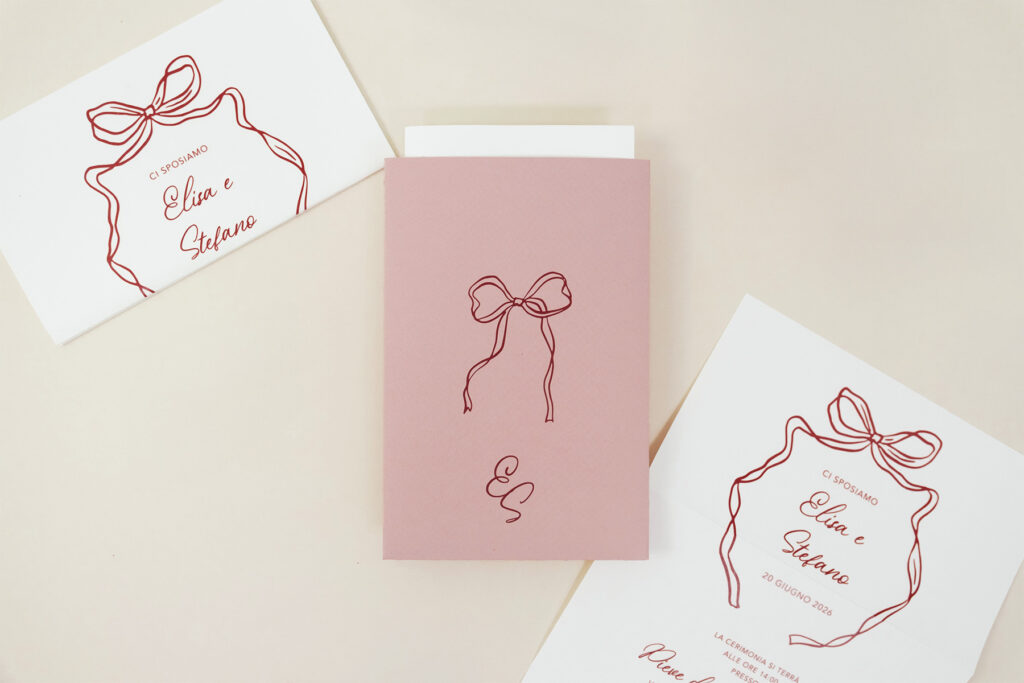 Partecipazione Coquette Rosa